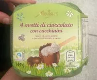 Mängden socker i Ovetti di cioccolato
