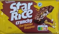Mängden socker i Star Rice crunchy Zartbitter Happen