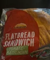 Mängden socker i Flat bread sandwich