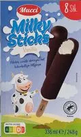 Mängden socker i Milky Sticks - Vanille
