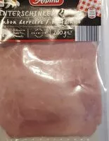 Mängden socker i Hinterschinken