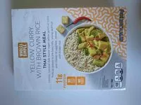 Mängden socker i Yellow Curry with Brown Rice