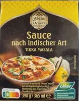 Mängden socker i Tikka Masala Sauce