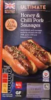 Mängden socker i The Ultimate Honey & Chilli Pork Sausages