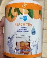 Mängden socker i Peach Tea Drink Mix