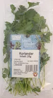 Mängden socker i Koriander
