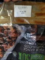 Mängden socker i Free Range Marinated Sticky Maple BBQ Chicken Wings