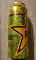 Mängden socker i Rockstar Energy+Hemp Tropical Burst Flavour