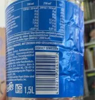 Mängden socker i Pepsi