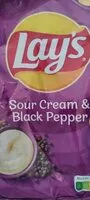 Mängden socker i Sour cream & black pepper