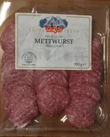 Mängden socker i Delikatess Mettwurst geräuchert