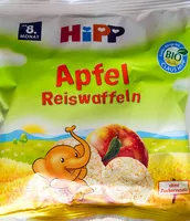 Mängden socker i Apfel Reiswaffeln