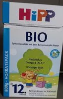Mängden socker i Bio Kindermilch,Pulver (800 G) Von Hipp