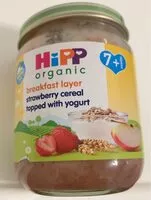 Mängden socker i Strawberry cereal topped with yogurt