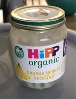 Mängden socker i Hipp organic banaba yogurt