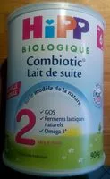 Mängden socker i Lait de suite 2 Combiotic®