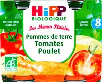 Mängden socker i PETIT POT PDT TOMATE POULET 2X190G