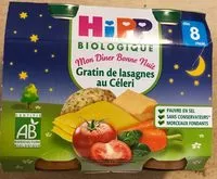 Mängden socker i Gratin de lasagnes au Céleri