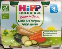 Mängden socker i Gratin de Courgettes Petits Légumes