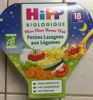 Mängden socker i Mon Dîner Bonne Nuit Petites Lasagnes aux Légumes