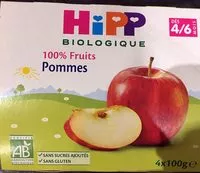 Mängden socker i 100% fruits pommes