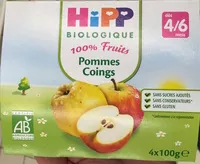 Mängden socker i 100% fruits Pommes coings