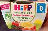 Mängden socker i Hachis Parmentier à la tomate