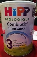 Mängden socker i Combiotic - Lait de croissance 3