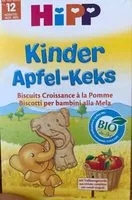 Mängden socker i Biscuits Croissance a la Pomme