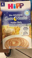 Mängden socker i BIO Hafer Avoine de riz avec du lait de suite