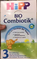Mängden socker i BIO Combiotik 3 Lait de suite Bio