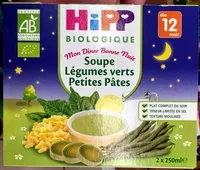 Mängden socker i Soupe Légumes verts Petites pâtes