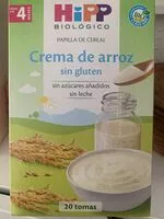 Mängden socker i Papilla Arroz Bio Sin Gluten