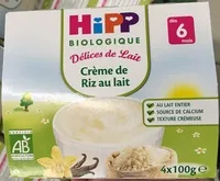 Mängden socker i Délices de Lait Crème de Riz au lait