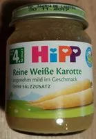 Mängden socker i Reine Weiße Karotte