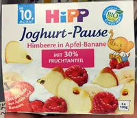 Mängden socker i Joghurt-Pause Himbeere in Apfel-Banane
