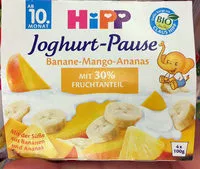 Mängden socker i Joghurt-Pause Banane-Mango-Ananas