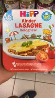 Mängden socker i Kinder Lasagne bolognese
