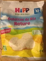 Mängden socker i Galettes de riz nature 