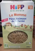 Mängden socker i La Mamma - Pâtes Animaux de la Ferme