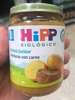 Mängden socker i Menu junior verduras con carne