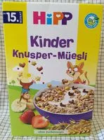 Mängden socker i Knusper Müsli