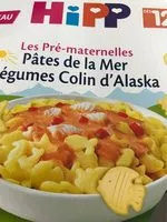Mängden socker i Les Pré-maternelles Pâtes de la Mer Légumes Colin d’Alaska