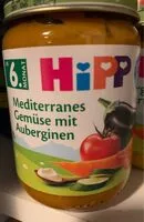 Mängden socker i Hipp Mediterranes Gemüse Mit Auberginen