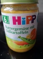 Mängden socker i Buttergemüse mit Süßkartoffeln