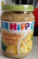 Mängden socker i Hipp Kartoffel Eintopf