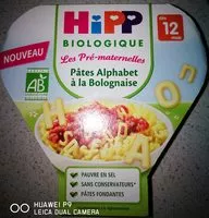Mängden socker i Pâtes alphabet à la bolognaise