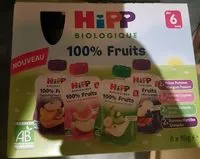 Mängden socker i Gourdes Multipack 4 Variétés Hipp 8X90G +