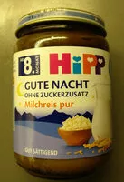 Mängden socker i Gute Nacht Milchreis pur