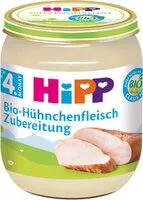 Mängden socker i Bio-Hühnchenfleisch Zubereitung